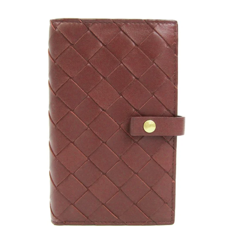 Wallets for women with zippered compartments -Bottega Veneta Intrecciato  Leather Wallet  (Pre-Owned)