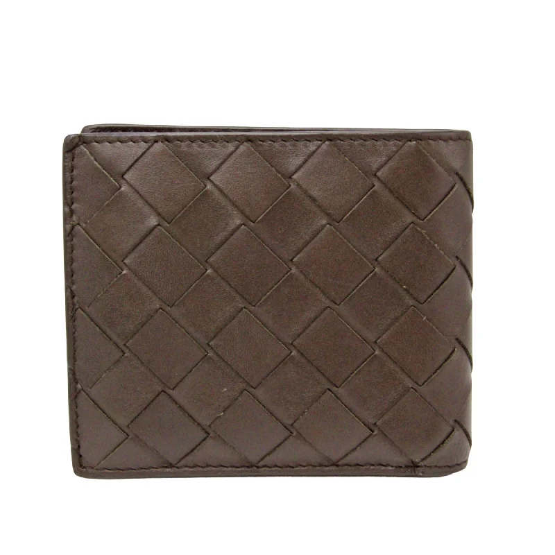 Keychains for house keys and car keys -Bottega Veneta Intrecciato  Leather Wallet  (Pre-Owned)