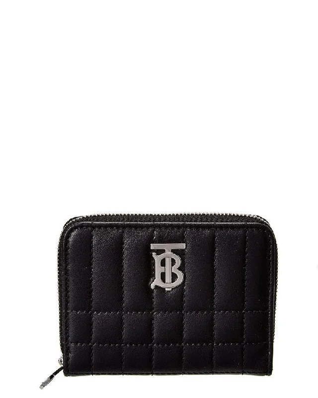 Durable wallets for everyday storage use -Burberry Lola Quilted Leather Coin Purse