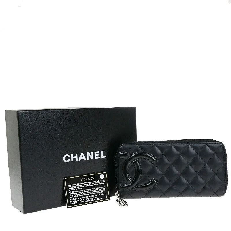 RFID wallets for security -Chanel Cambon  Leather Wallet  (Pre-Owned)