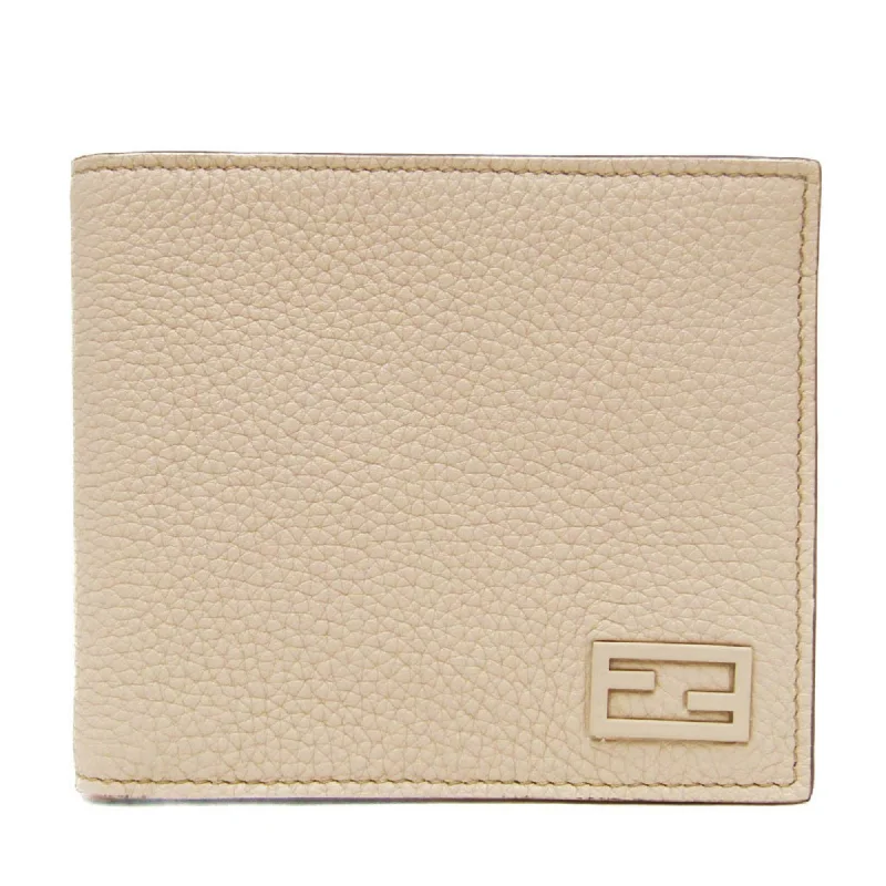 Simple wallets for men and women -Fendi Ff  Leather Wallet  (Pre-Owned)