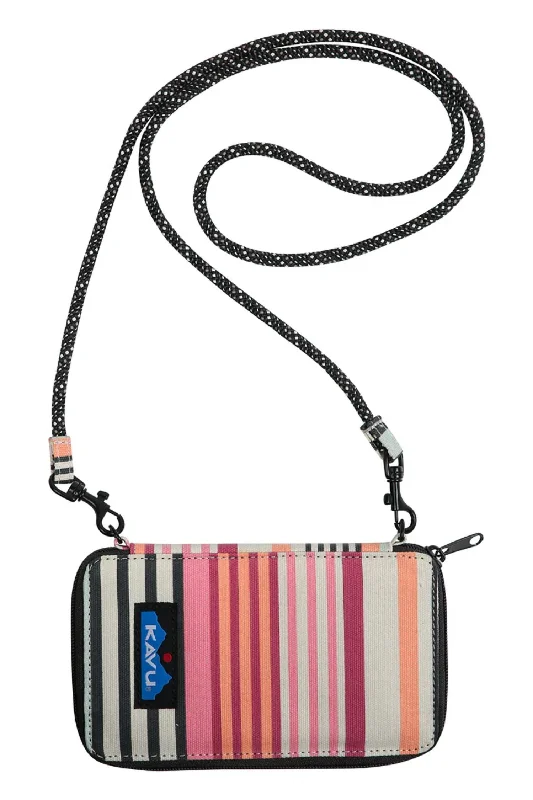 Wallets with card holder and coin compartment -Go Time Phone Wallet In Midsummer Stripe