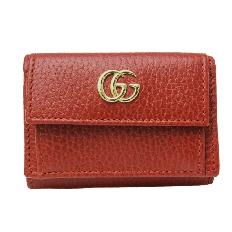 Classic leather wallets for men -Gucci Marmont  Leather Wallet  (Pre-Owned)