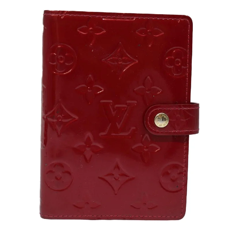 Keychains with motivational words for success -Louis Vuitton Agenda Cover  Patent Leather Wallet  (Pre-Owned)