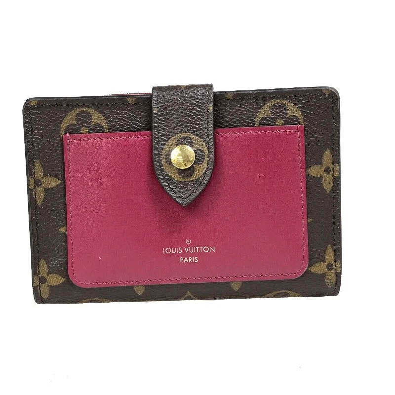 Wallets with compact design for travel light -Louis Vuitton Juliette  Canvas Wallet  (Pre-Owned)