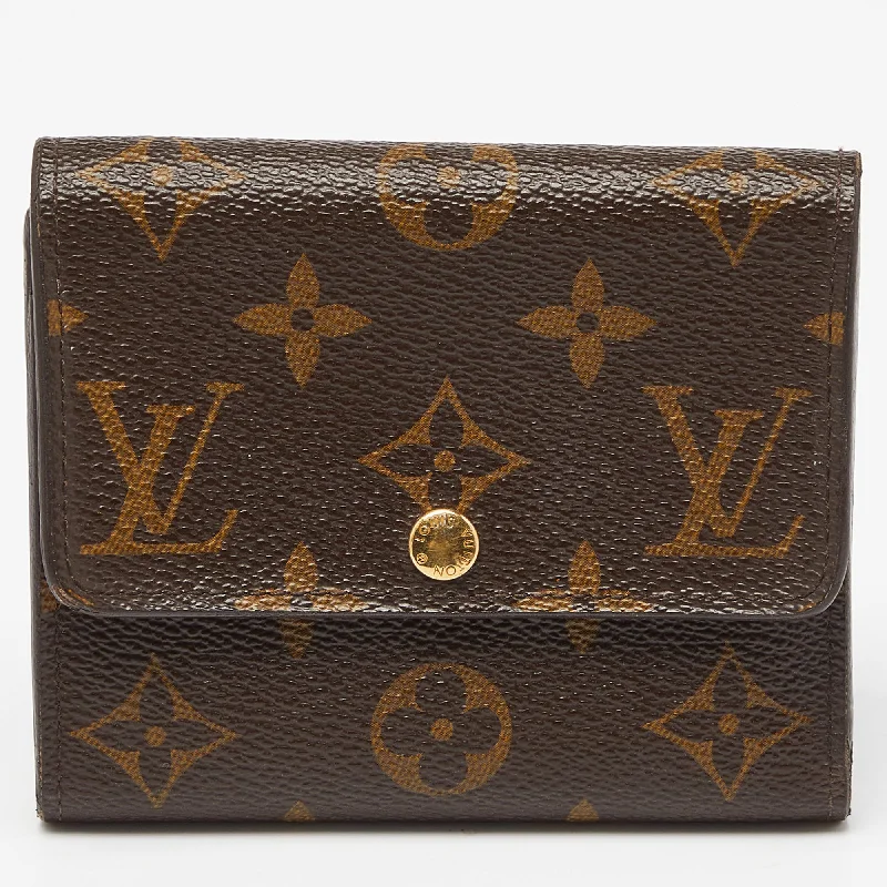 Luxury wallets for storing credit cards and cash -Louis Vuitton Monogram Canvas Anais Wallet