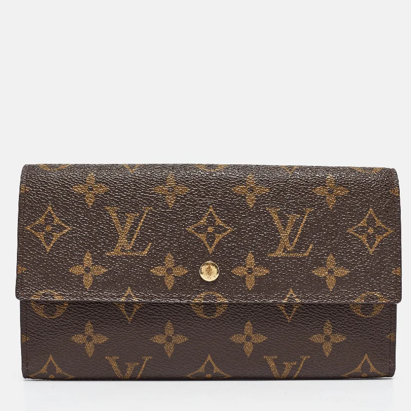 Wallets for men with plenty of card slots -Louis Vuitton Monogram Canvas Porte-Tresor International Wallet