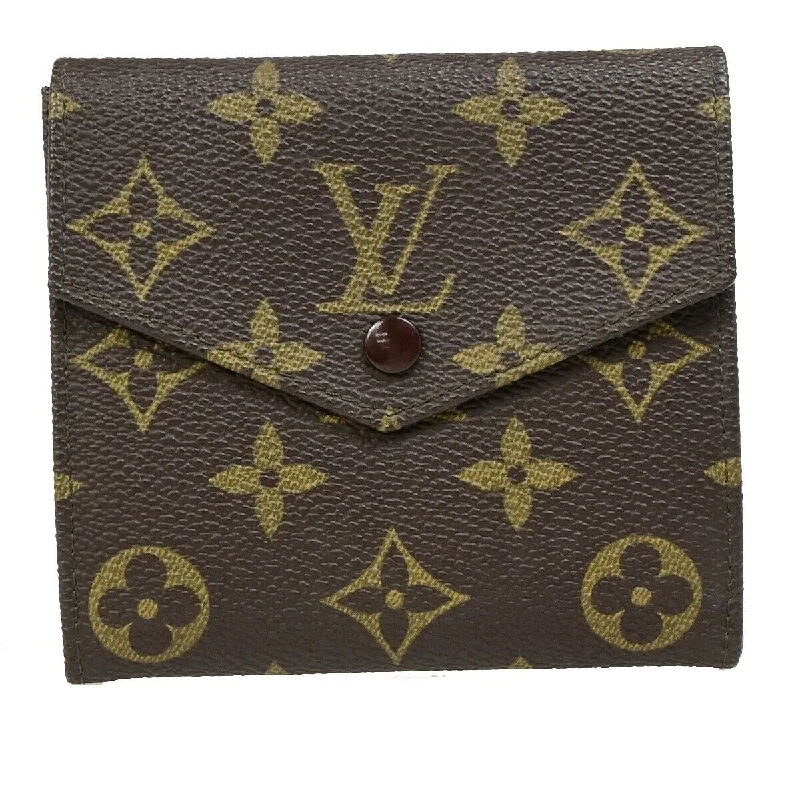 Wallets with card holders for easy access to cards -Louis Vuitton Porte-Monnaie  Canvas Wallet  (Pre-Owned)