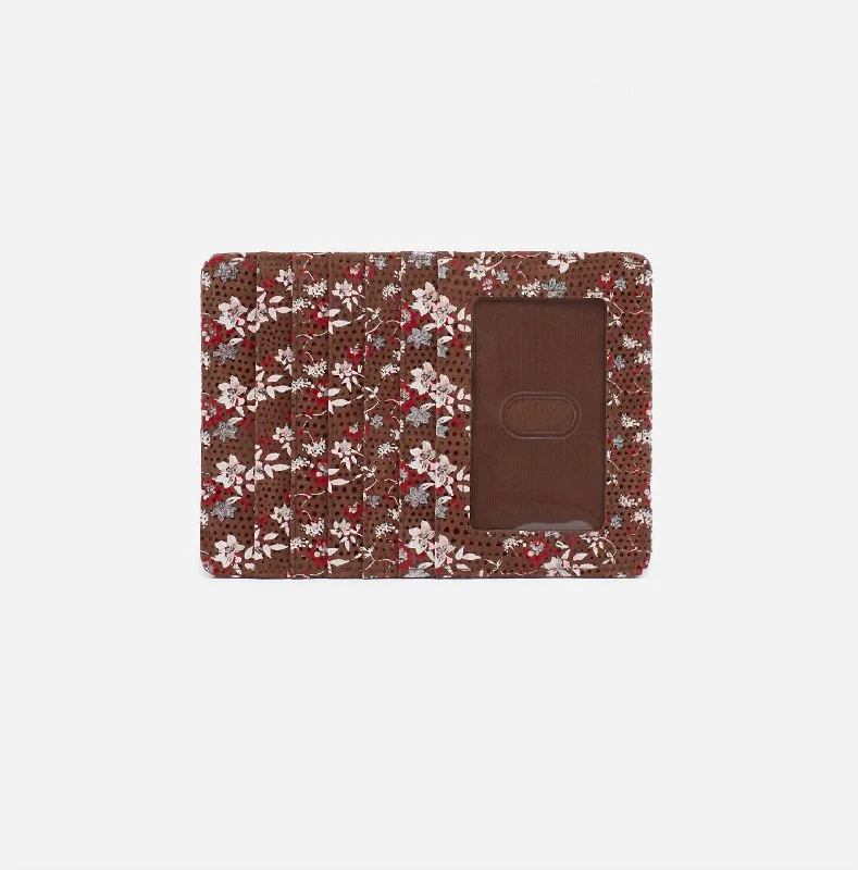 Large wallets for women with plenty of space -Women's Euro Slide In Ditzy Floral