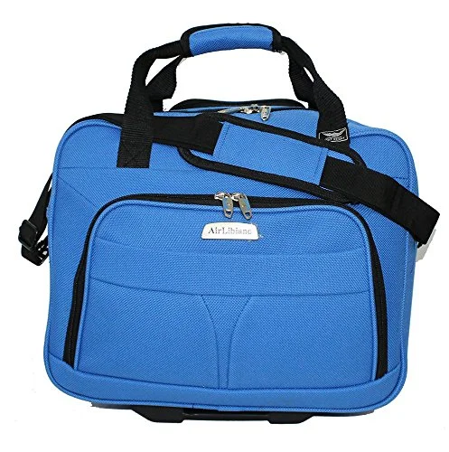 Suitcase with extra durability-Alaska Airlines Rolling Personal Item Laptop Under Seater16"X15"X7"