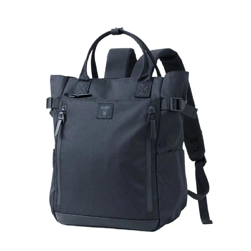 Backpack with light design-Anello Solid 2Way Tote Backpack