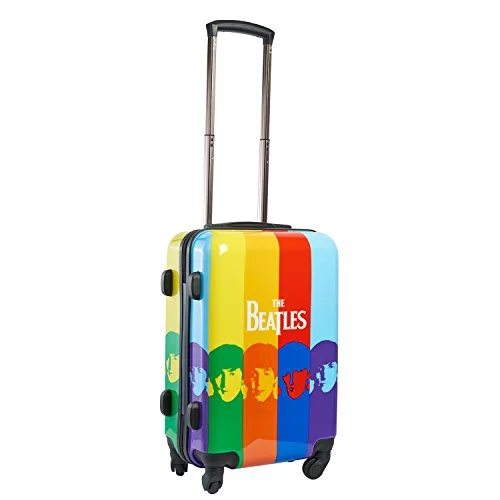 Suitcase with large pockets-Beatles 21 Inch Spinner Rolling Luggage Suitcase Carry-On Luggage