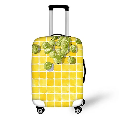 Suitcase with trendy straps-Bigcardesigns Luggage Protective Covers For 18"-21" Suitcase Elastic