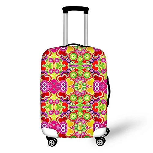 Suitcase for travel gear-Bigcardesigns Luggage Protective Covers For 26"-30" Suitcase Elastic