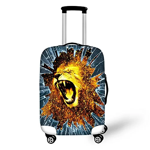 Suitcase for travel organizers-Bigcardesigns Spandex Luggage Protective Covers For 26"-30" Suitcase Elastic