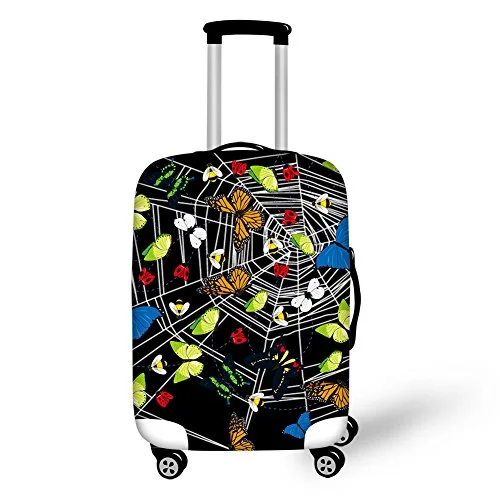 Suitcase for summer trips-Bigcardesigns Spandex Luggage Protective Covers For 26"-30" Suitcase Elastic