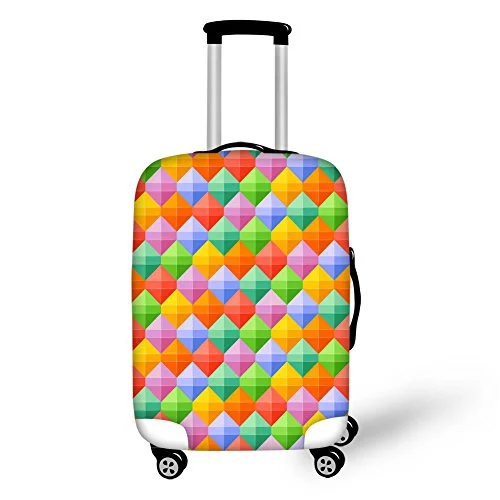 Suitcase with sleek designs-Bigcardesigns Travel Luggage Protective Covers For 22"-25" Suitcase Elastic