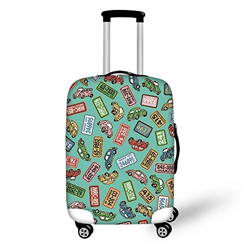 Suitcase for minimalist lifestyles-Bigcardesigns Travel Luggage Protective Covers For 26"-30" Suitcase Elastic