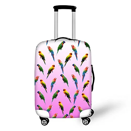 Suitcase with sleek patterns-Bigcardesigns Travel Luggage Protective Covers For 26"-30" Suitcase Elastic