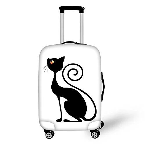 Suitcase for winter getaways-Bigcardesigns Travel Luggage Protective Covers For 26"-30" Suitcase Elastic