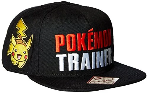 Suitcase with compact design-Bioworld Pokemon Trainer Color Omni Snapback Baseball Cap