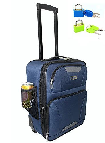 Suitcase for group trips-Boardingblue Free Carry On 21"X14"X9" For America Airlines Going To Cuba