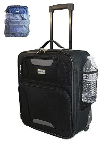 Suitcase with extra strength-Boardingblue Frontier Airlines Eco Rolling Personal Item Underseat