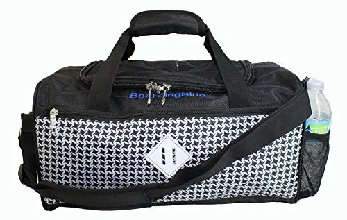 Suitcase for small items-Boardingblue New United Airlines Free Personal Item Under Seat (White/Bk)