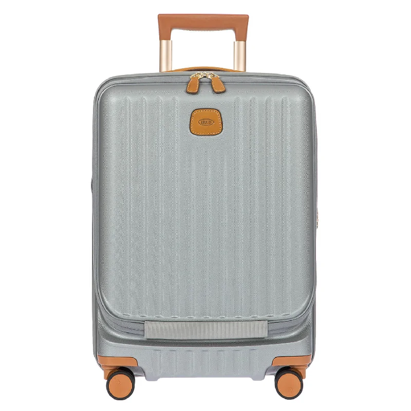 Suitcase with quick-access design-Brics Capri 2.0 21" Spinner with Pocket