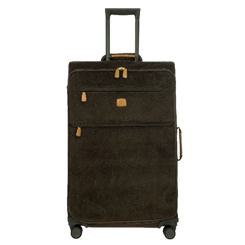 Suitcase with sleek logos-Bric's Life Tropea 30" Spinner Suitcase