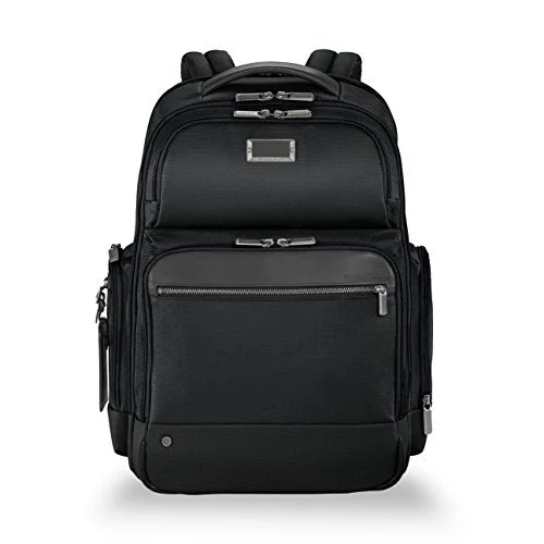 Backpack for long treks-Briggs & Riley @Work Large Cargo Backpack, Black