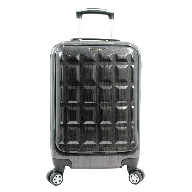 Suitcase with bright colors-Chariot Duro 20-inch Carry-On Spinner Suitcase with Laptop Pocket