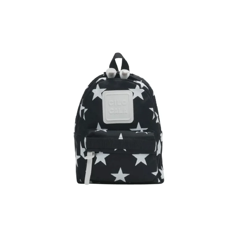 Small tactical backpack kids-Cilocala Star Print Backpack X-Small