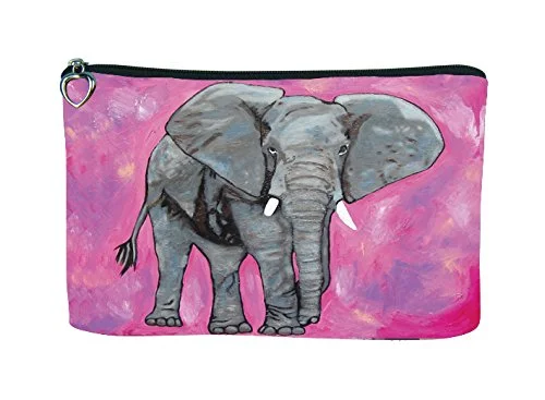 Suitcase with hidden compartments-Cosmetic Bag, Zipper Pouch - Zip-Top Closer - Taken From My Original Paintings - Animals