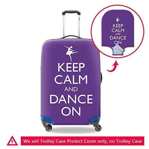 Suitcase with anti-theft design-Crazytravel Ballet Character Print S M L Trip Suitcase Protect Covers For 18-30 Inch Case