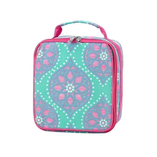 Suitcase for kids’ travel-Custom Personalized Insulated Water Resistant Lunch Bag (Marlee)