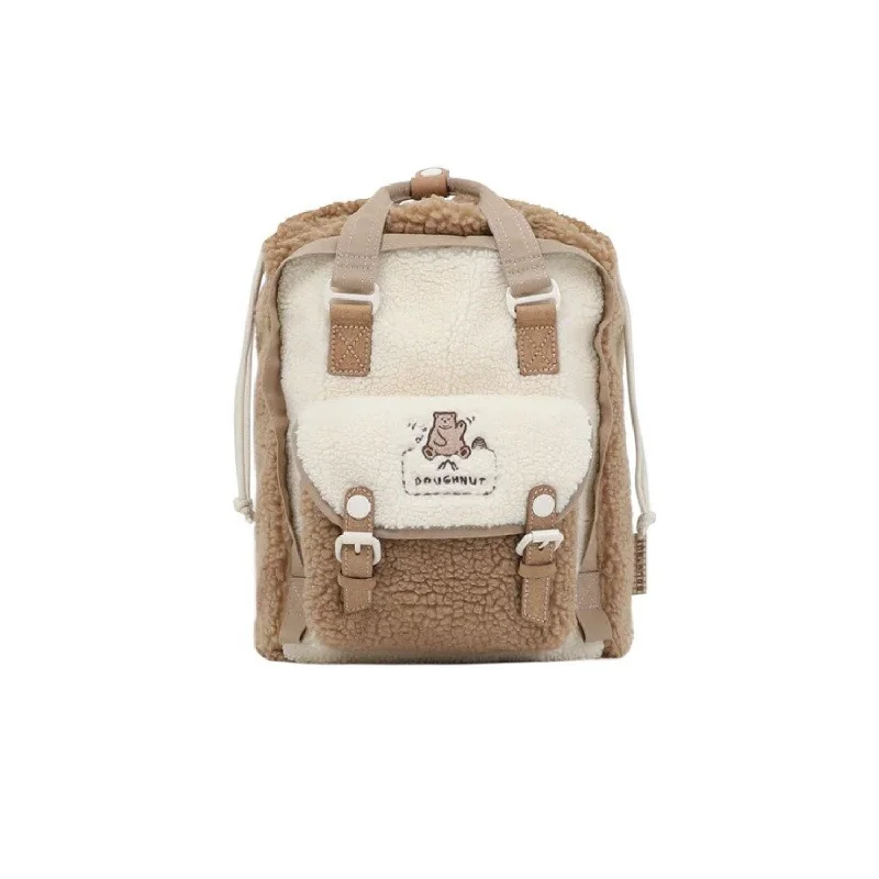 Durable camping backpack women-Doughnut Macaroon Mini Drawstring Backpack Fairies And Friends Series