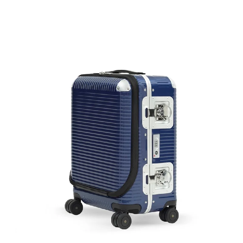 Suitcase with padded straps-FPM Milano Bank Light Spinner 53 Front Pocket