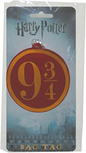 Suitcase with hidden compartments-Harry Potter Platform 9 3/4 Hogwarts Express Luggage Tag