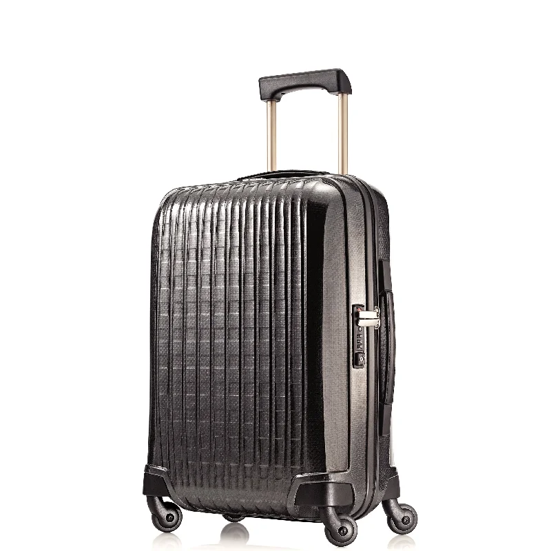 Suitcase with adjustable straps-Hartmann Innovaire 20" Global Carry On Spinner