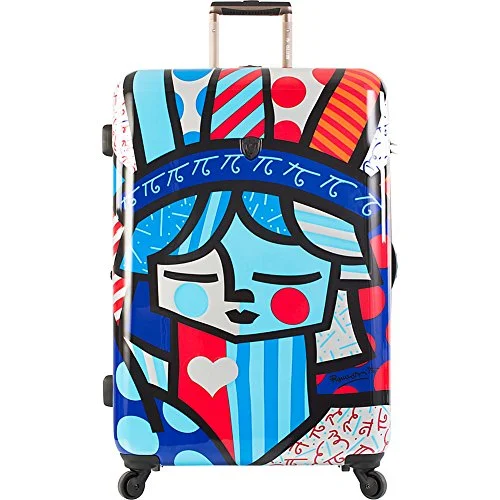 Suitcase with sleek straps-Heys 30 Inches, Britto Freedom