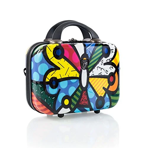 Suitcase for group trips-Heys America Britto Butterfly Beauty Case (Multi -Britto Butterfly)