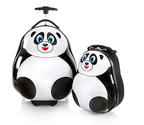 Suitcase with anti-theft design-Heys America Unisex Travel Tots Kids Luggage And Backpack Panda Backpack