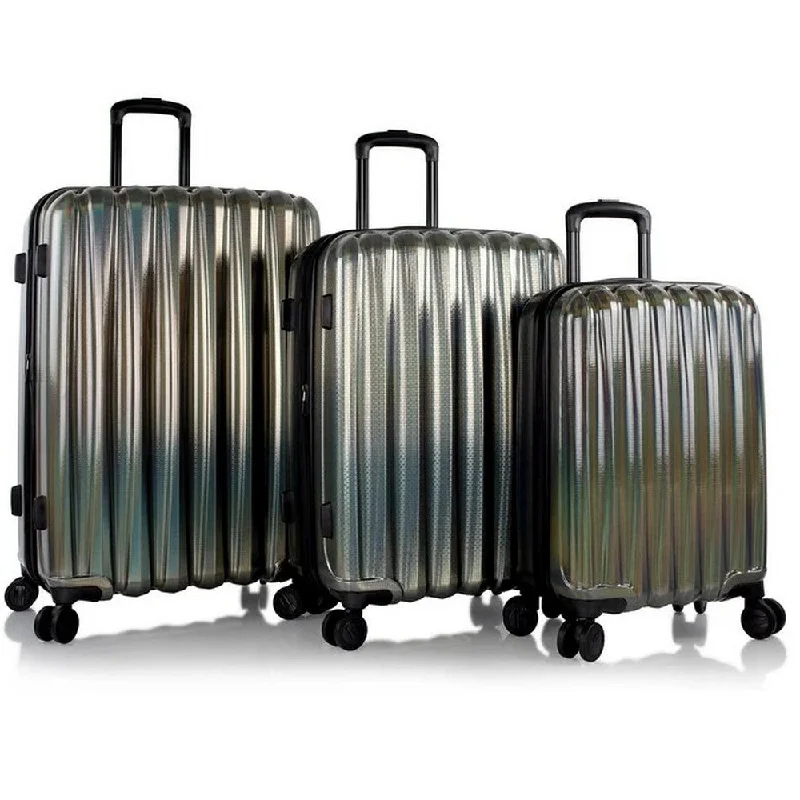 Suitcase with extra padding-Heys Astro 3 Piece Hardside Spinner Luggage Set