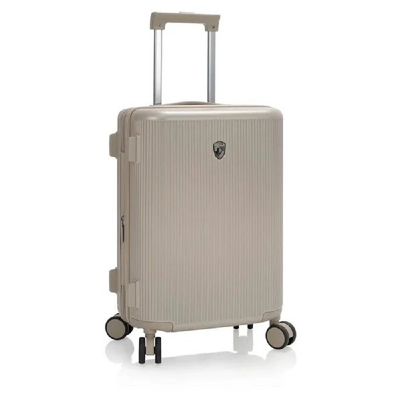 Suitcase with sleek patterns-Heys Earth Tones 21" Carry-On Hardside Spinner Suitcase