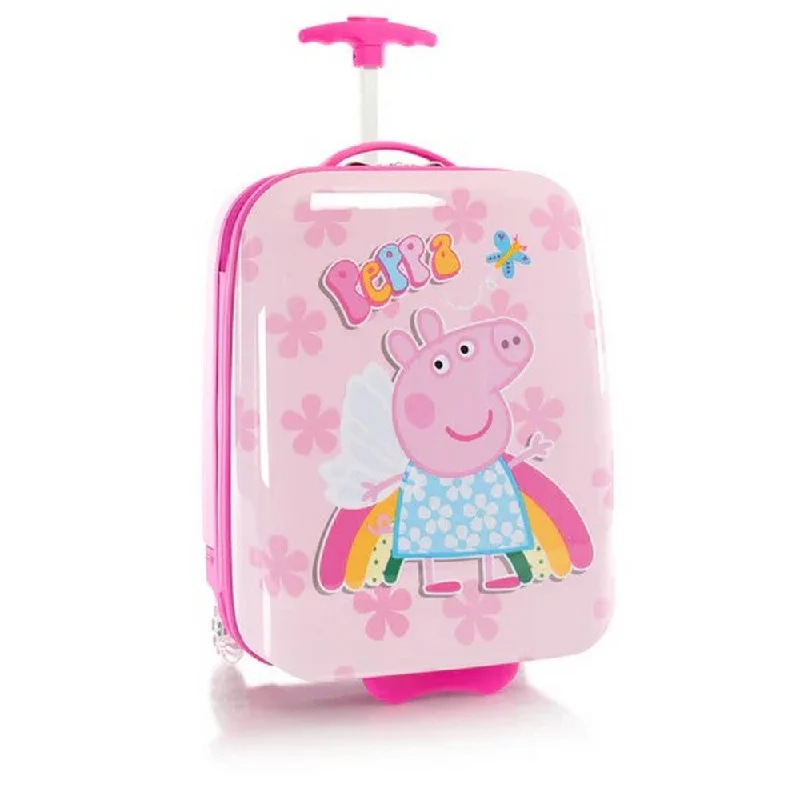 Suitcase with sturdy wheels-Heys eOne Peppa Pig 18" 2-Wheel Hardside Carry-On Suitcase