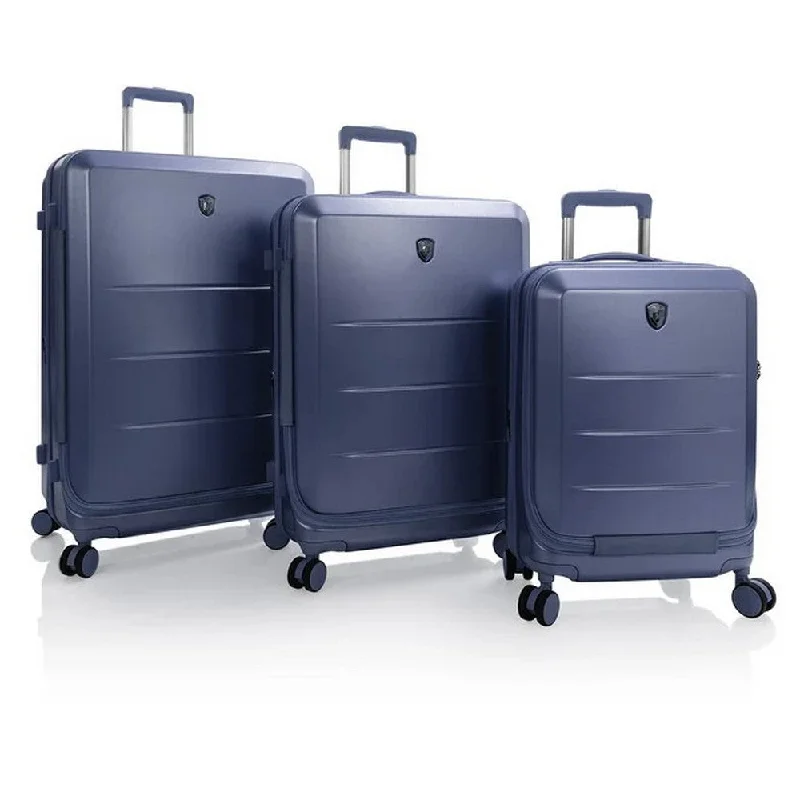 Suitcase with durable shell-Heys EZ Fashion 3 Piece Hardside Spinner Luggage Set