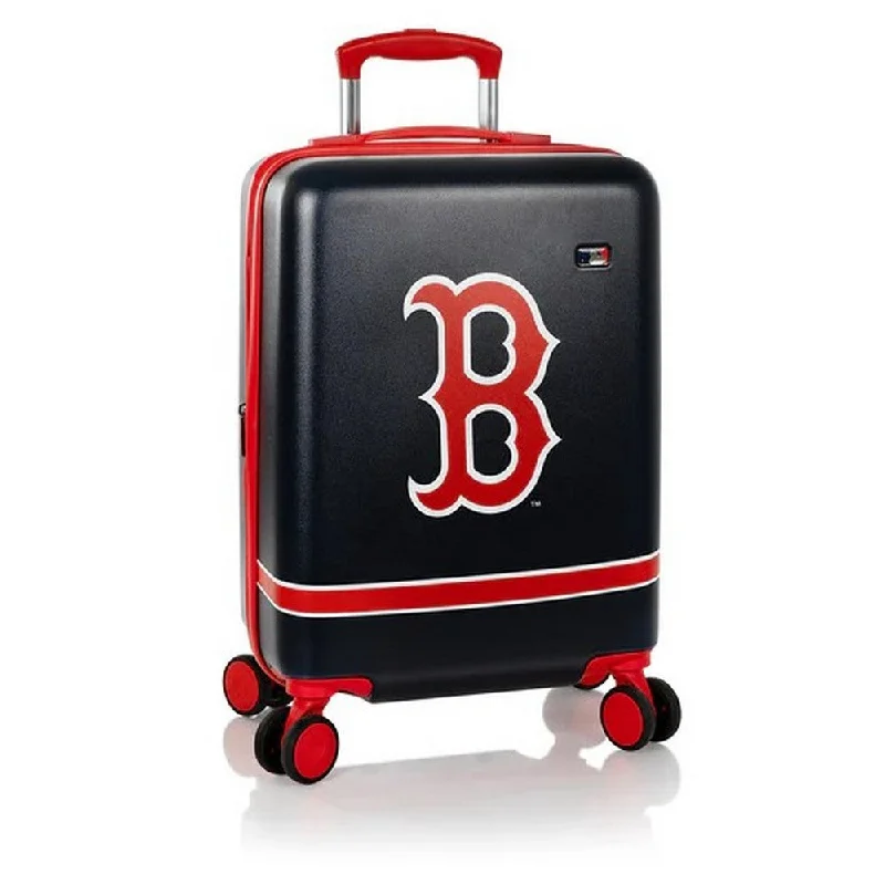 Suitcase for luxury travel-Heys MLB Boston Red Sox 21" Hardside Carry-On Suitcase