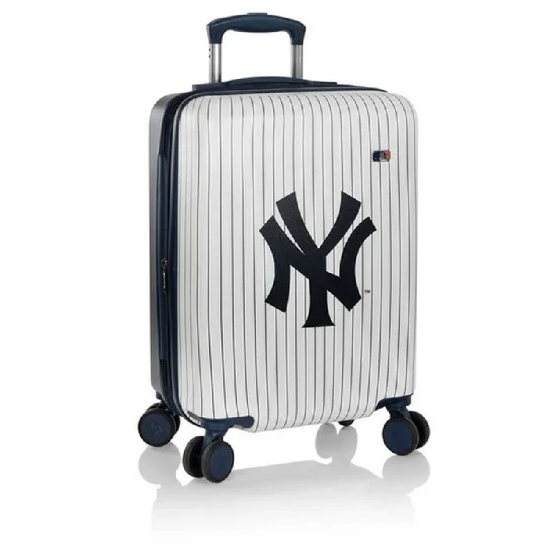 Suitcase with sleek handles-Heys MLB New York Yankees 21" Hardside Carry-On Suitcase