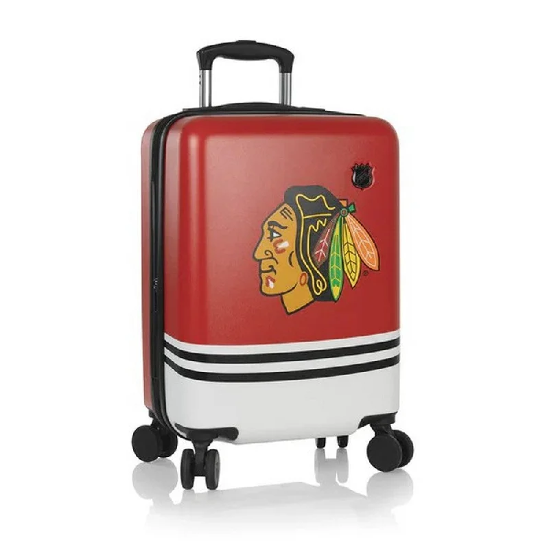 Suitcase for cold weather-Heys NHL Chicago Blackhawks 21" Hardside Carry-On Suitcase